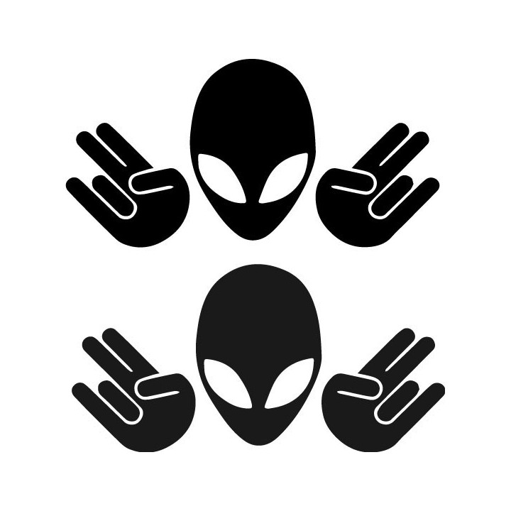 Buy Alien Shocker Jdm Decal Sticker Online