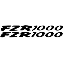 Yamaha Fzr 1000 Die Cut Style 3 Stickers Decals - DecalsHouse