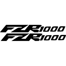 Yamaha Fzr 1000 Die Cut Style 4 Stickers Decals - DecalsHouse
