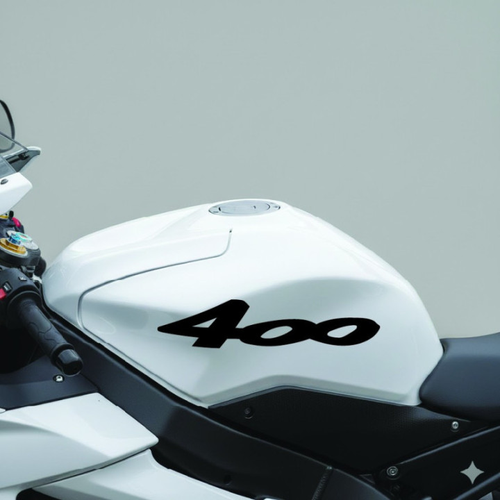 Yamaha Fzr 400 Numbers Die Cut Stickers Decals - DecalsHouse
