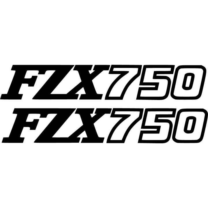 Yamaha FZX 750 Stickers – Cruiser Sport Classic Tank Decals (2-Pack)