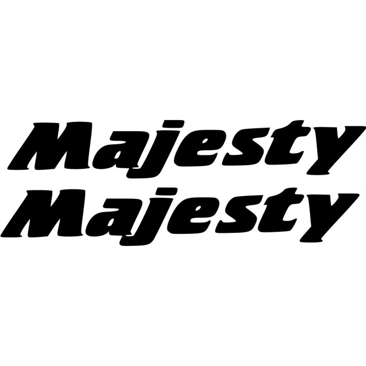 Yamaha Grand Majesty Die Cut Stickers Decals - DecalsHouse