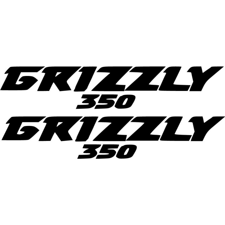 Yamaha Grizzly 350 Die Cut Style 2 Stickers Decals - DecalsHouse