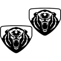Yamaha Grizzly Logo Die Cut Stickers Decals - DecalsHouse