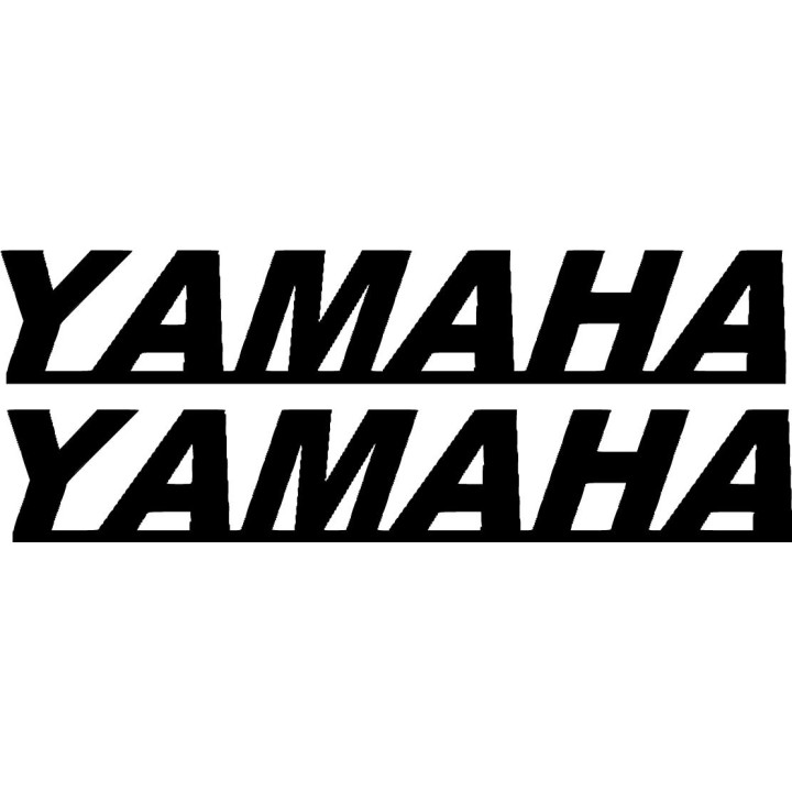 Yamaha Logo Lettering Die Cut Style 2 Stickers Decals - DecalsHouse