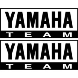 Yamaha Logo Team Die Cut Stickers Decals - DecalsHouse