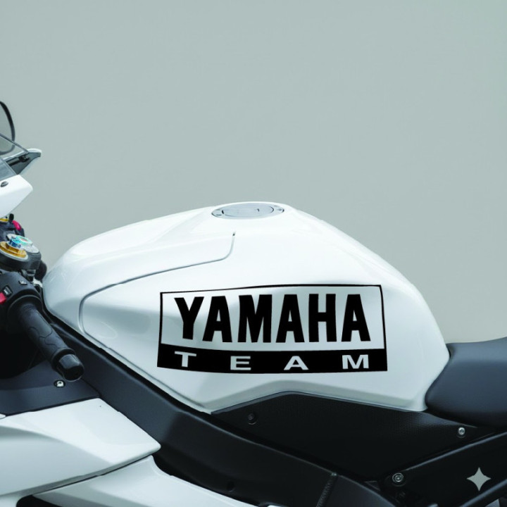 Yamaha Logo Team Die Cut Stickers Decals - DecalsHouse