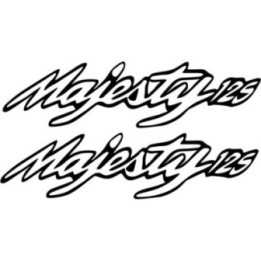 Yamaha Majesty 125 Die Cut Style 2 Stickers Decals - DecalsHouse