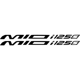 Yamaha Mio I125s Die Cut Stickers Decals - DecalsHouse