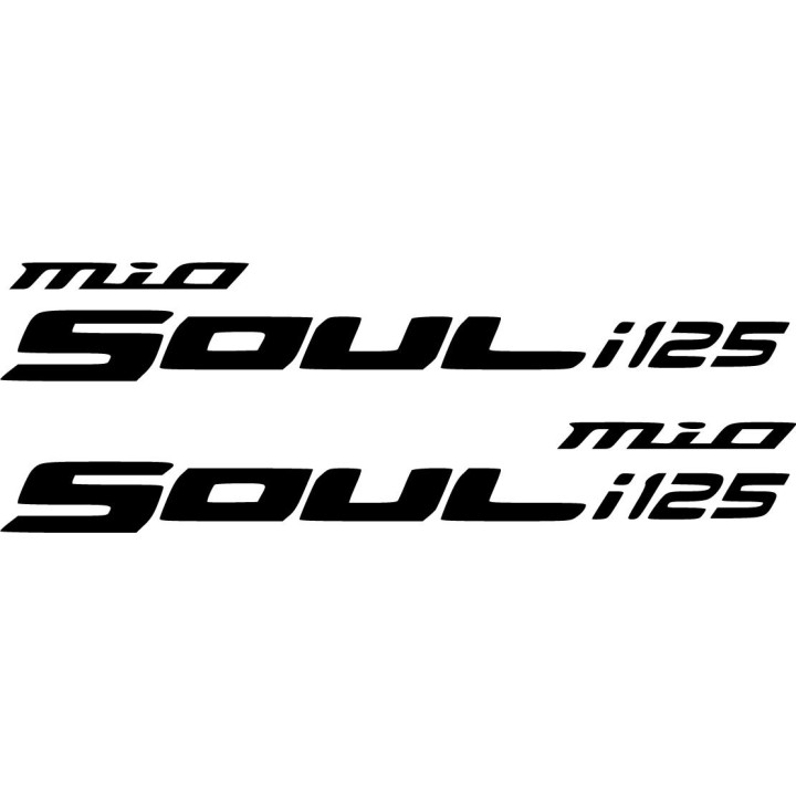 Yamaha Mio Soul I125 Die Cut Stickers Decals - DecalsHouse