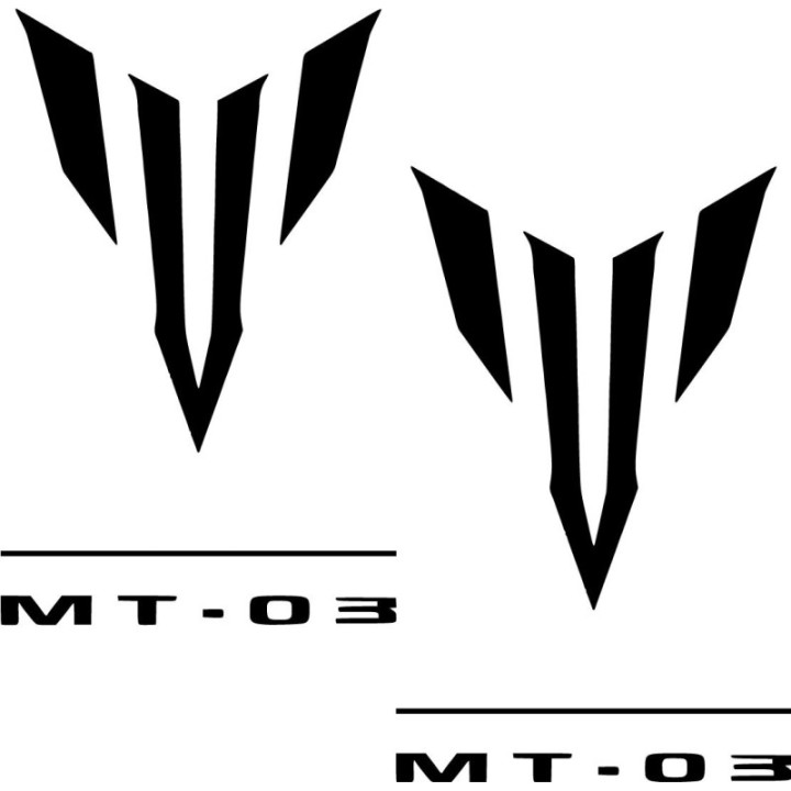 Yamaha Mt 03 Die Cut Style 2 Stickers Decals - DecalsHouse