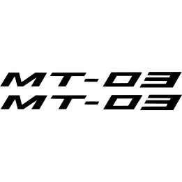 Yamaha Mt 03 Die Cut Style 4 Stickers Decals - DecalsHouse
