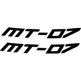 Yamaha Mt 07 Curved Die Cut Stickers Decals - DecalsHouse