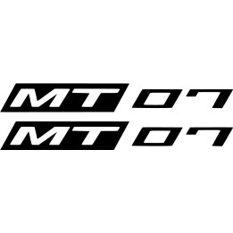 Yamaha Mt 07 Die Cut Style 3 Stickers Decals - DecalsHouse