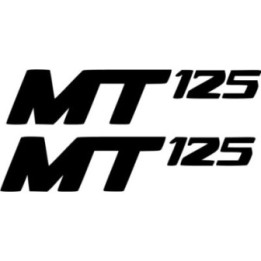 Yamaha Mt 125 Die Cut Style 2 Stickers Decals - DecalsHouse