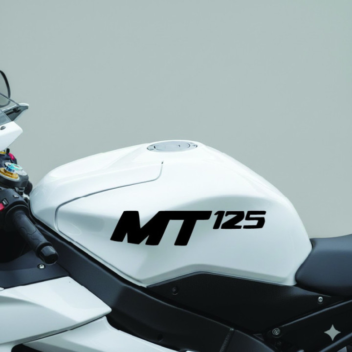Yamaha Mt 125 Die Cut Style 2 Stickers Decals - DecalsHouse