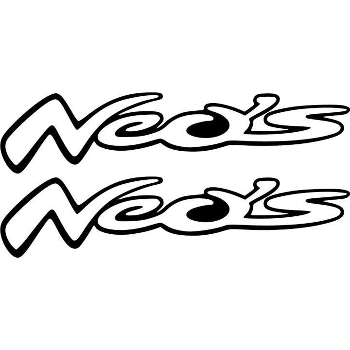 Yamaha Neos Die Cut Outline Stickers Decals - DecalsHouse