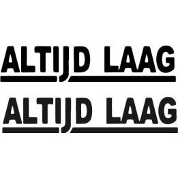 Buy Altijd Laag 1 Decal Sticker Online