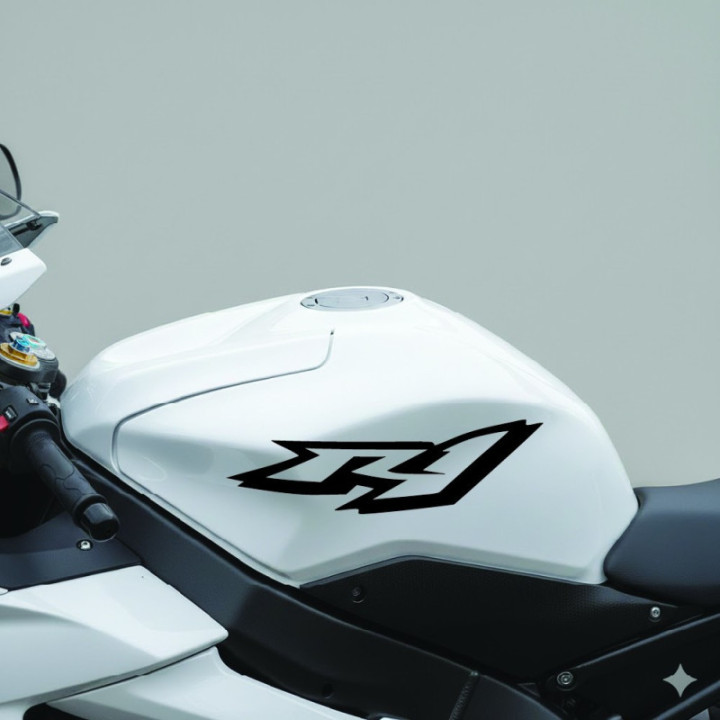 Yamaha R1 Die Cut Outline Stickers Decals - DecalsHouse