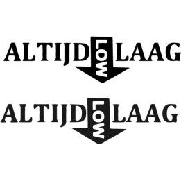 Buy Altijd Laag 3 Decal Sticker Online