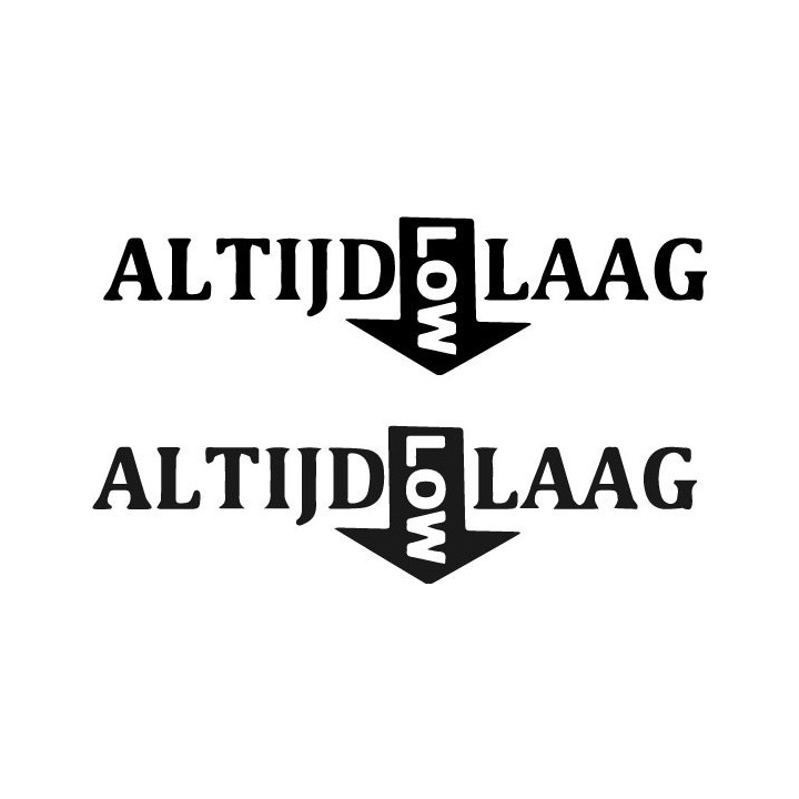 Buy Altijd Laag 3 Decal Sticker Online