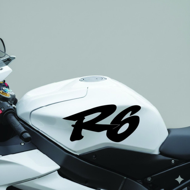 Yamaha R6 Die Cut Style 3 Stickers Decals - DecalsHouse