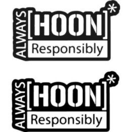 Buy Always Hoon Responsibly Sticker Online