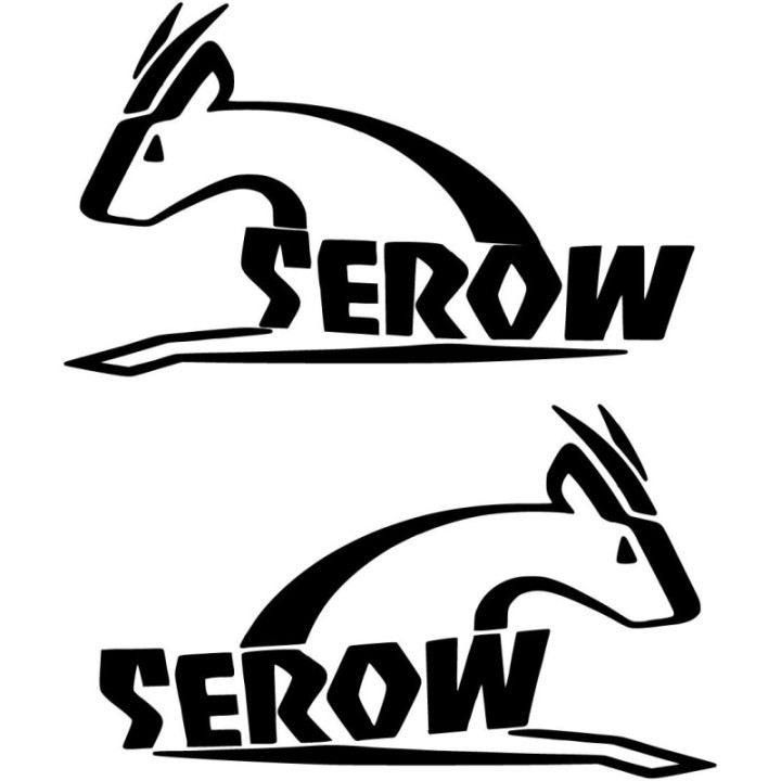 Yamaha Serow Die Cut Style 2 Stickers Decals - DecalsHouse