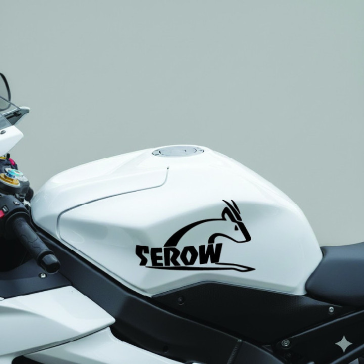 Yamaha Serow Die Cut Style 2 Stickers Decals - DecalsHouse