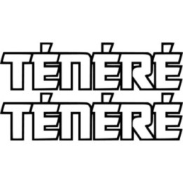 Yamaha Super Tenere Die Cut Outline Stickers Decals - DecalsHouse