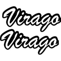 Yamaha Virago Die Cut Outline Stickers Decals - DecalsHouse