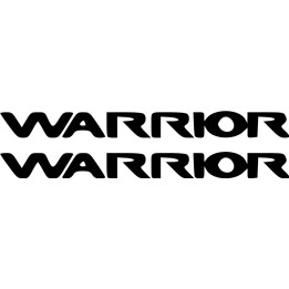 Yamaha Warrior Die Cut Stickers Decals - DecalsHouse