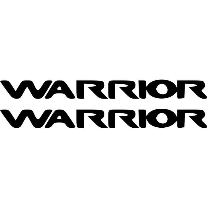 Yamaha Warrior Die Cut Stickers Decals - DecalsHouse