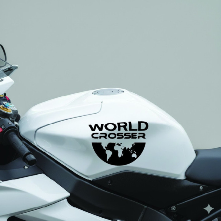 Yamaha Worldcrosser Die Cut Stickers Decals - DecalsHouse
