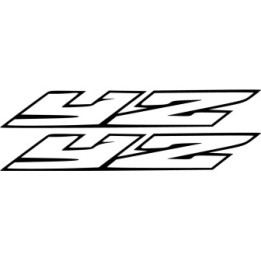 Yamaha Yz Die Cut Outline Stickers Decals - DecalsHouse