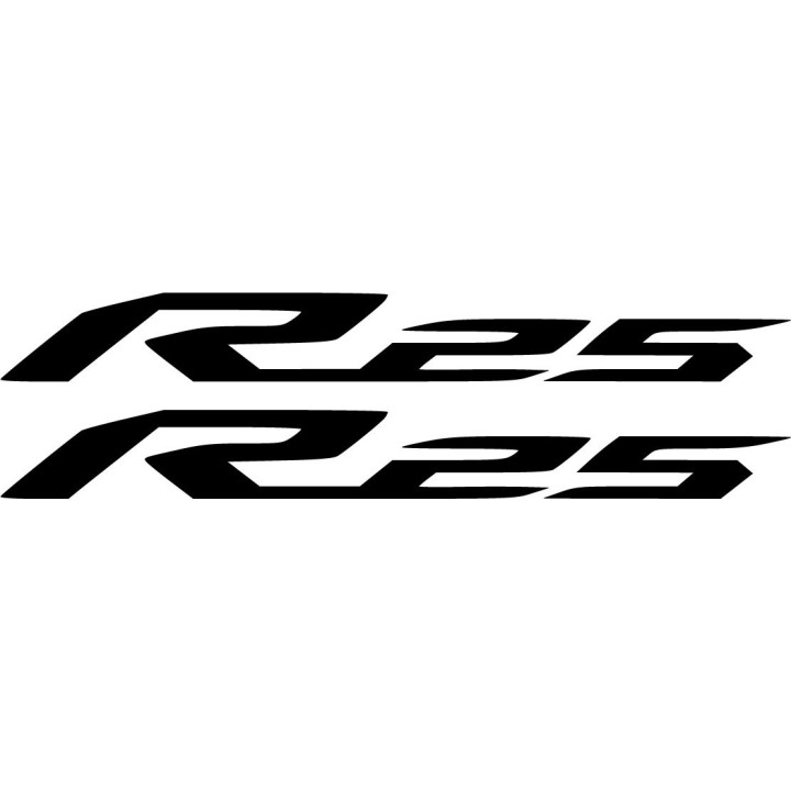 Yamaha YZF-R25 Stickers – R3 R15 Supersport Fairing Decals (2-Pack)