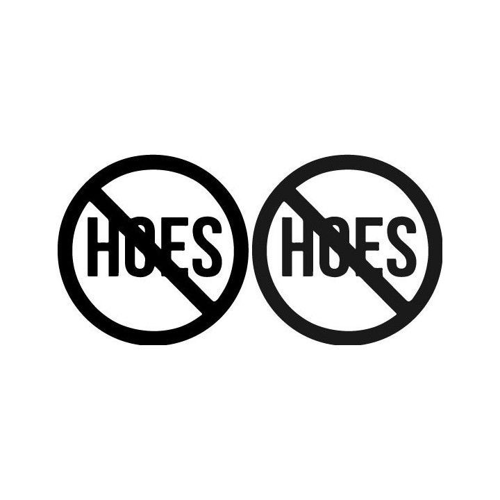 Buy Anti Hoes Decal Sticker Online