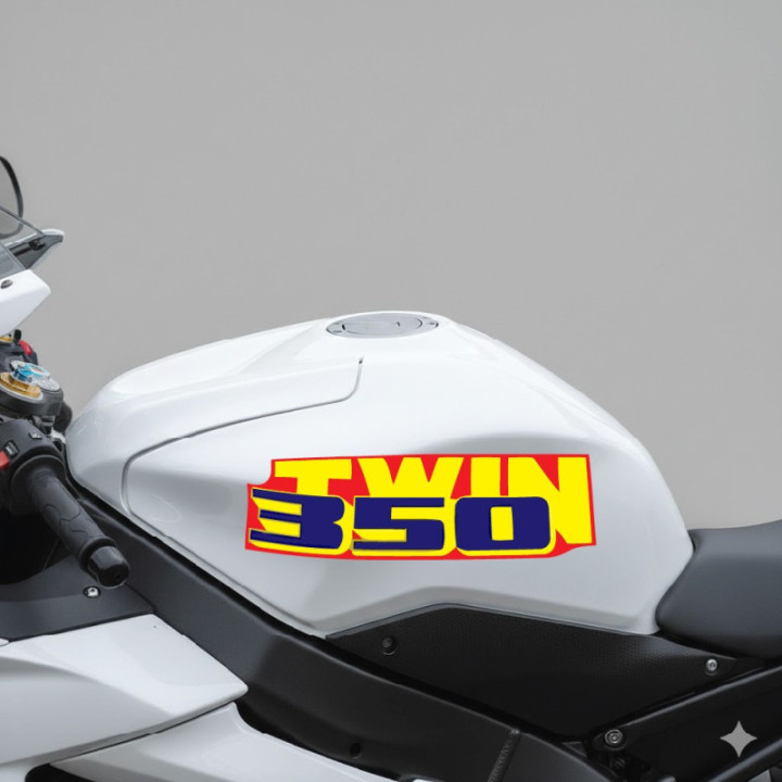 Yamaha Banshee 350 Twin Style 2 Stickers Decals - DecalsHouse