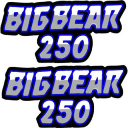 Yamaha Big Bear 250 Style 5 Stickers Decals - DecalsHouse