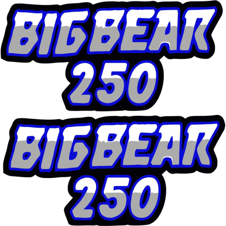 Yamaha Big Bear 250 Style 5 Stickers Decals - DecalsHouse