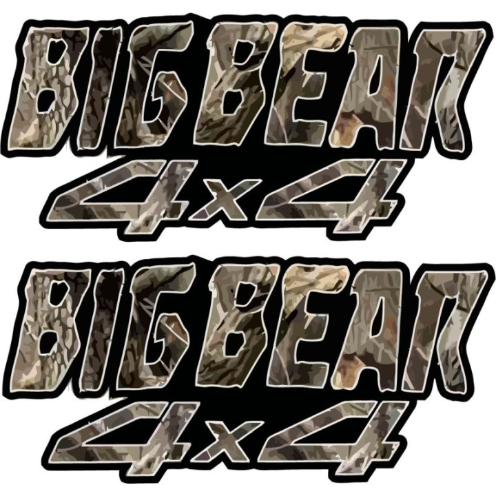 Yamaha Big Bear 4x4 Stickers Decals - DecalsHouse