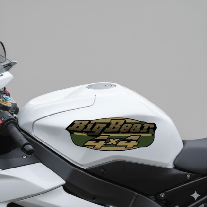 Yamaha Big Bear 4x4 Style 2 Stickers Decals - DecalsHouse