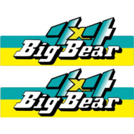 Yamaha Big Bear 4x4 Style 3 Stickers Decals - DecalsHouse