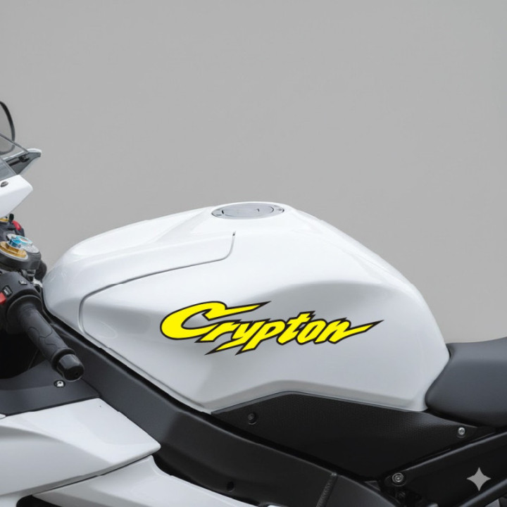 Yamaha Crypton Yellow [Converted] Stickers Decals - DecalsHouse