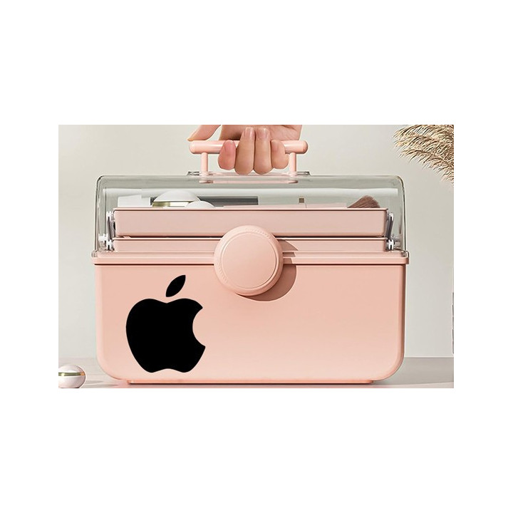 Apple Logo Stickers – MacBook iPhone iPad Decals (2-Pack)