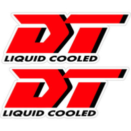 Yamaha DT Liquid Cooled Stickers – DT125R DT200R Enduro Decals (2-Pack)