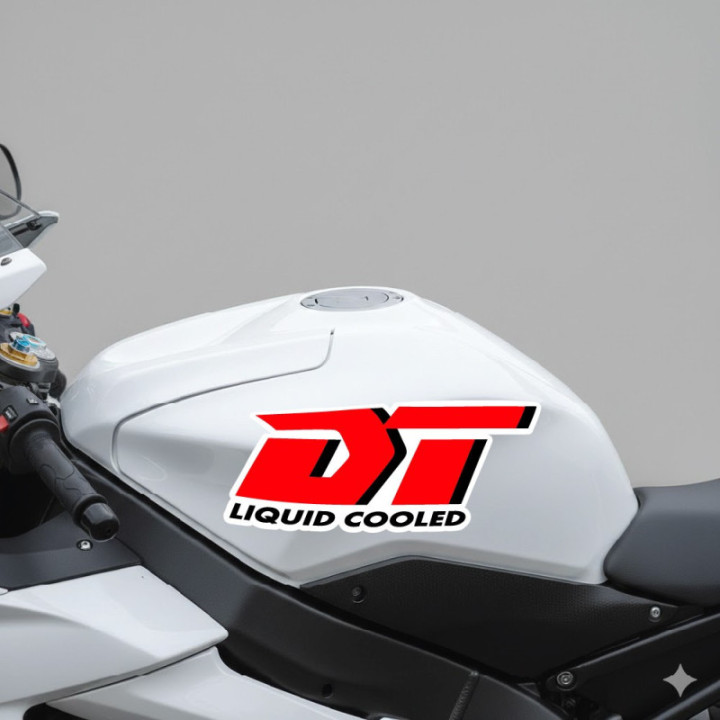 Yamaha DT Liquid Cooled Stickers – DT125R DT200R Enduro Decals (2-Pack)
