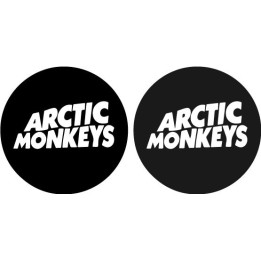 Arctic Monkeys Stickers – AM Band Logo Decals (2-Pack)