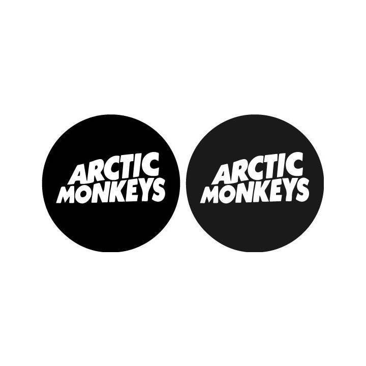 Arctic Monkeys Stickers – AM Band Logo Decals (2-Pack)