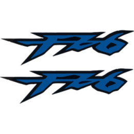 Yamaha Fz 6 Blue Stickers Decals - DecalsHouse